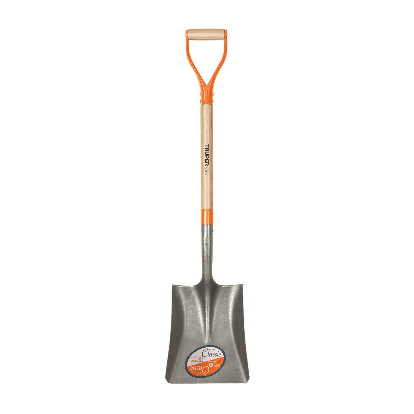 PALA CLASSIC CUADRADA PUÑO Y MANGO 31" TRUPER 17155 PCY