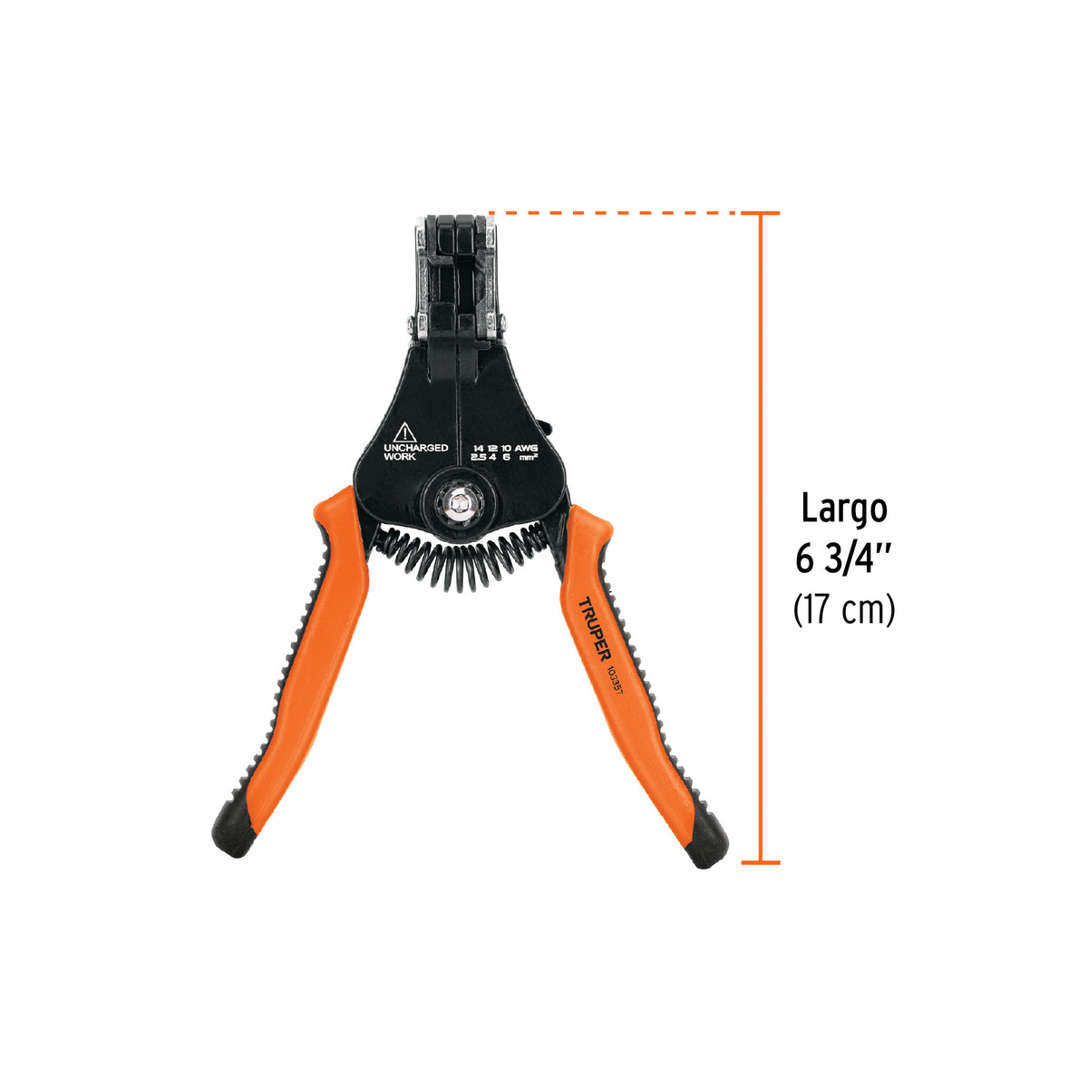 Pinza 6.5' pela cables automática, 14 a 10 AWG, TRUPER, Truper, SKU 103357 — vista 4