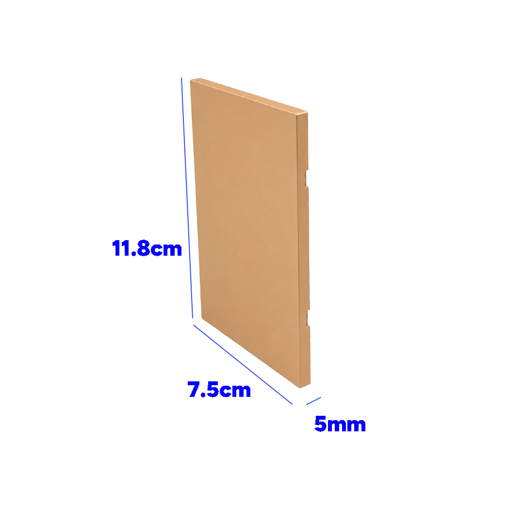 PLACA TAPA CIEGA DORADO LUXURY ARTLITE APL-512