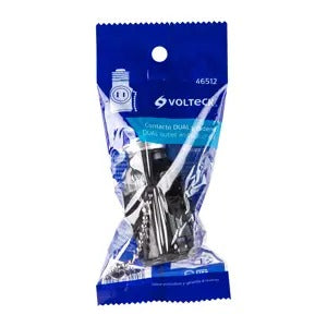 PORTA LÁMPARA CON CADENA DOBLE CONTACTO VOLTECK 46512 POBA-16