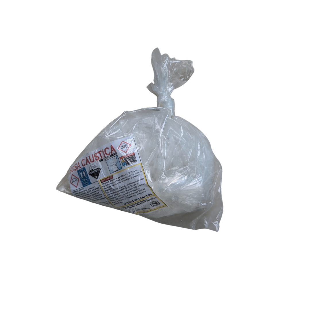SOSA CAUSTICA 1/2KG POTASA BOLSA LTA0400 LEJÍA