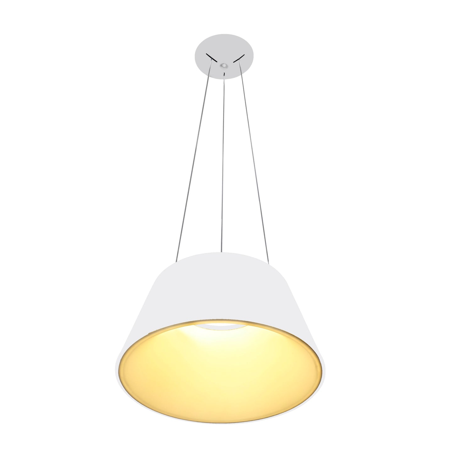 Candil Theo Blanco Mate de 3m 30W 90-130V 2400LM 30K BK Q27787-WH