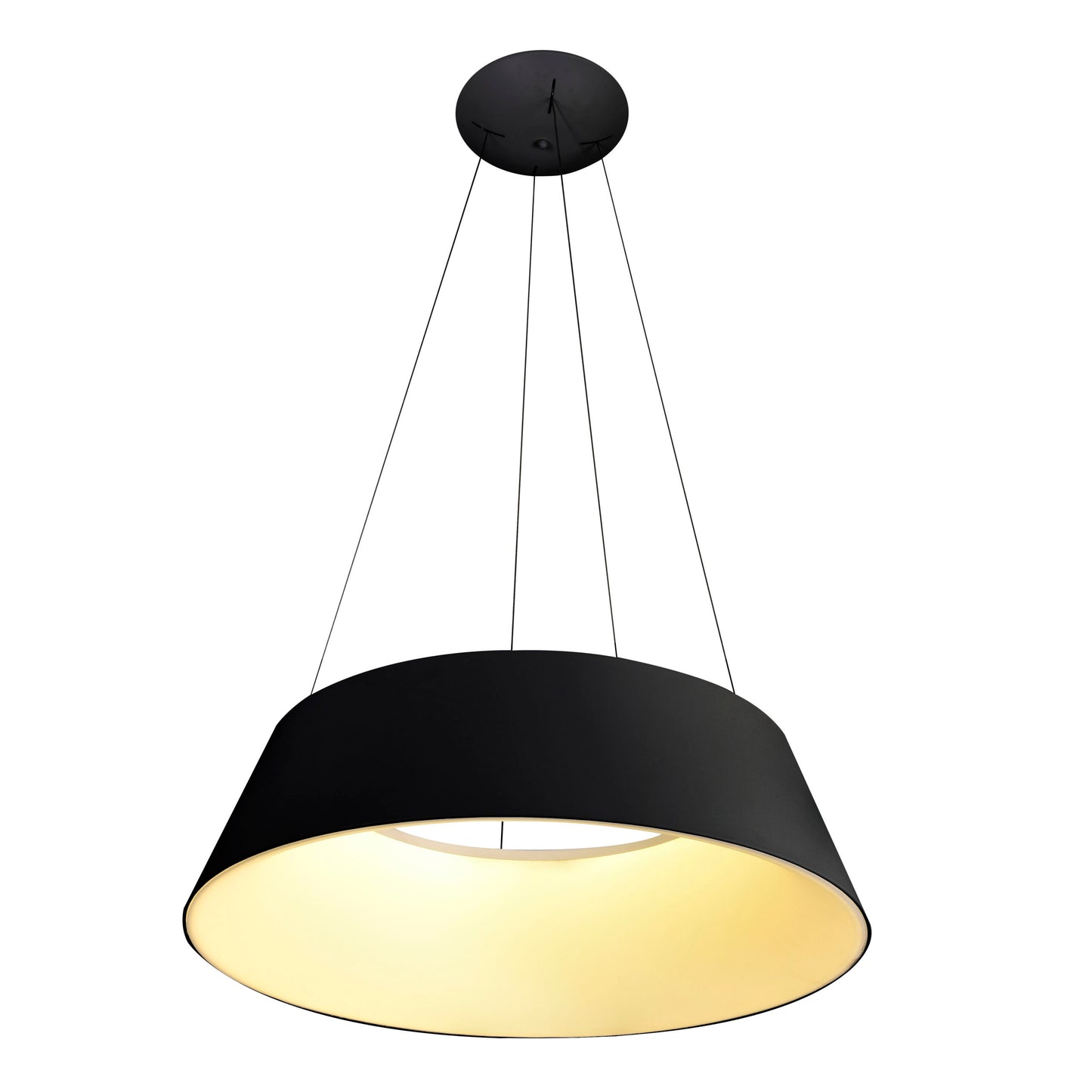 Candil LED Theo Negro Mate de 3m 60W 90-130V 4800LM 30K/40K/60K Q27789-BK