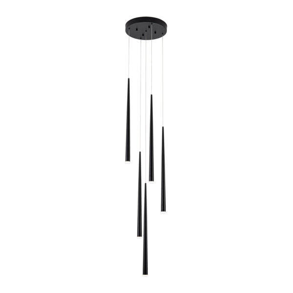 Candil Modena Negro 3m 36W 90-130V 2880LM 30K Q91625-BK
