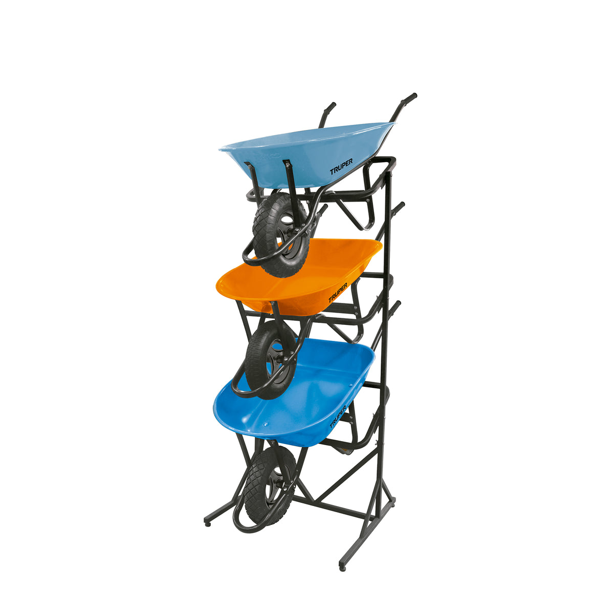 Rack para 3 carretillas estibadas TRUPER — foto oficial 1