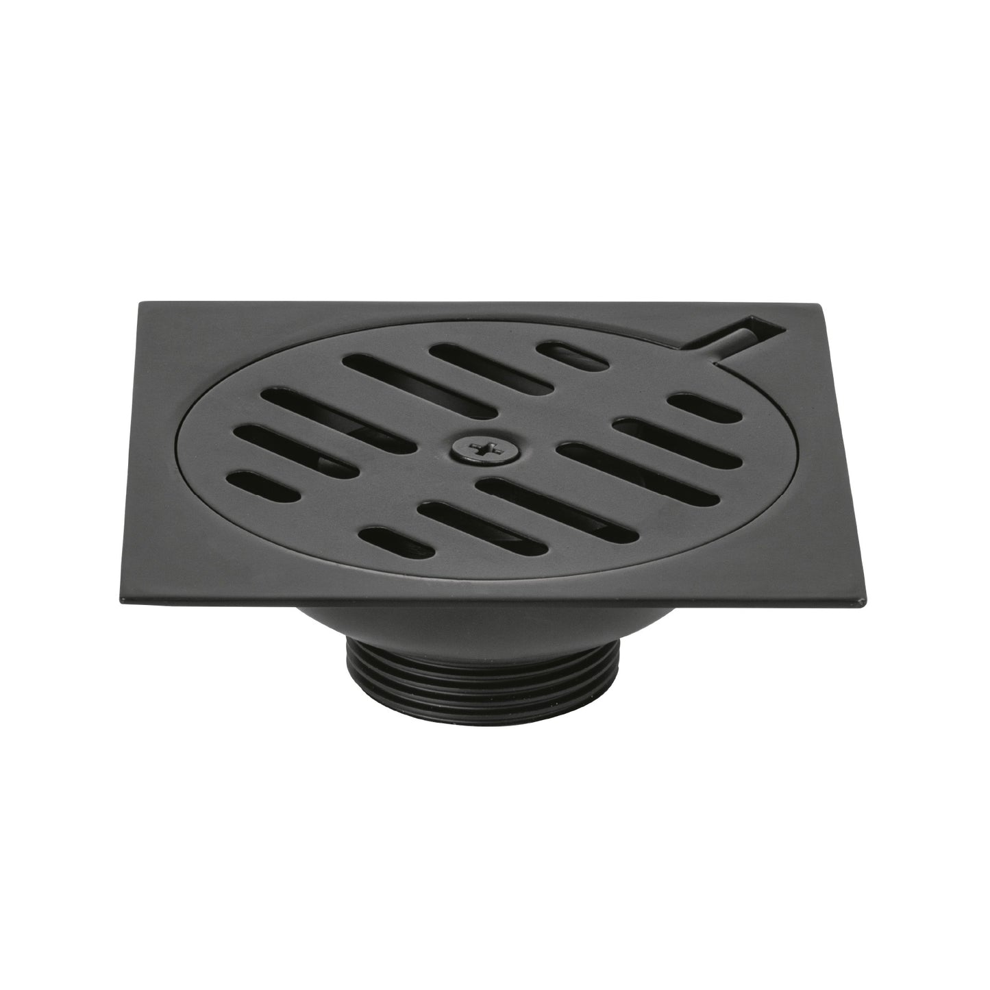 RESUMIDERO CUADRADO 4X4" METÁLICO NEGRO MATE FOSET 49538 RS-601M