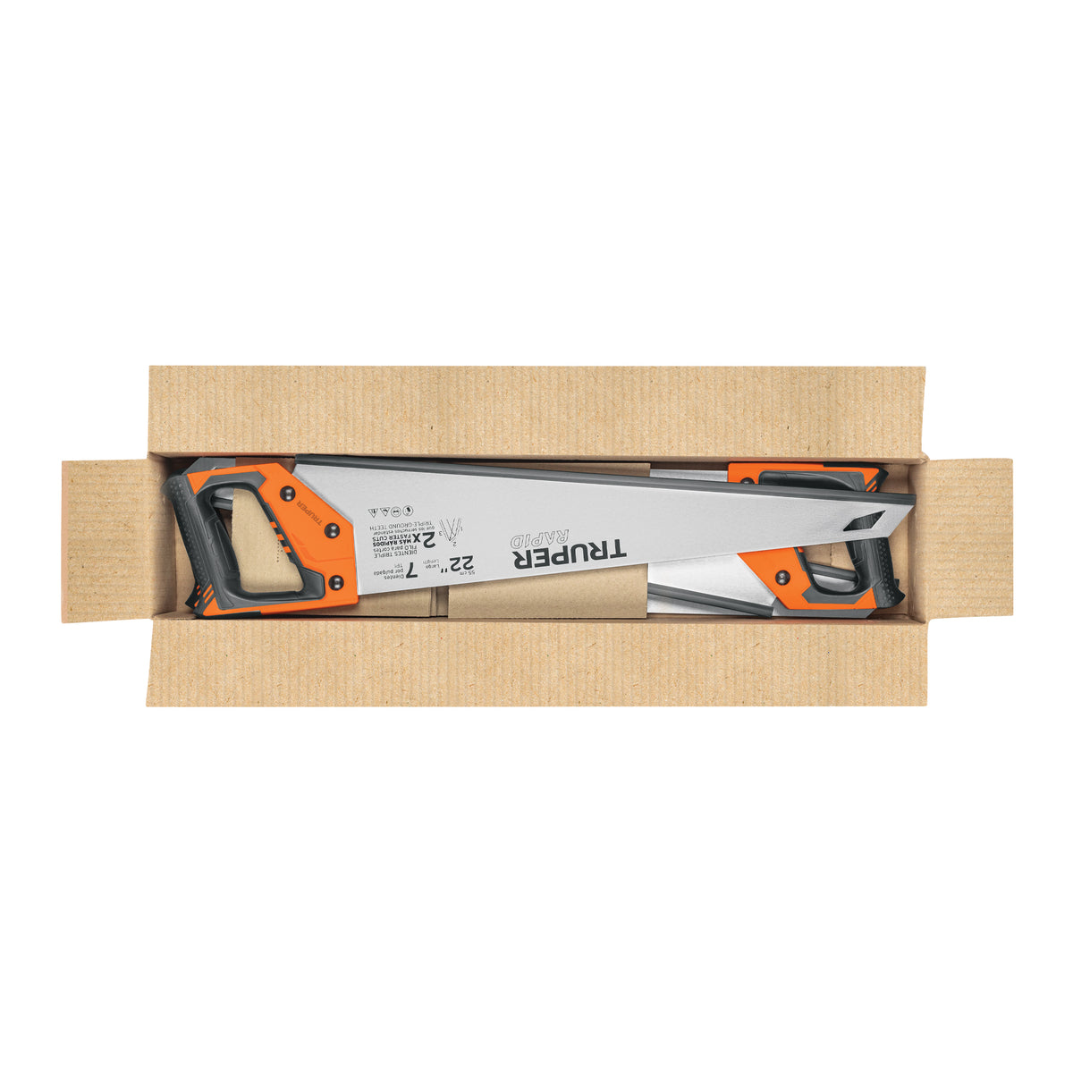 Serrucho Rapid 22', 7 DPP, mango Comfort grip, TRUPER — foto oficial 2
