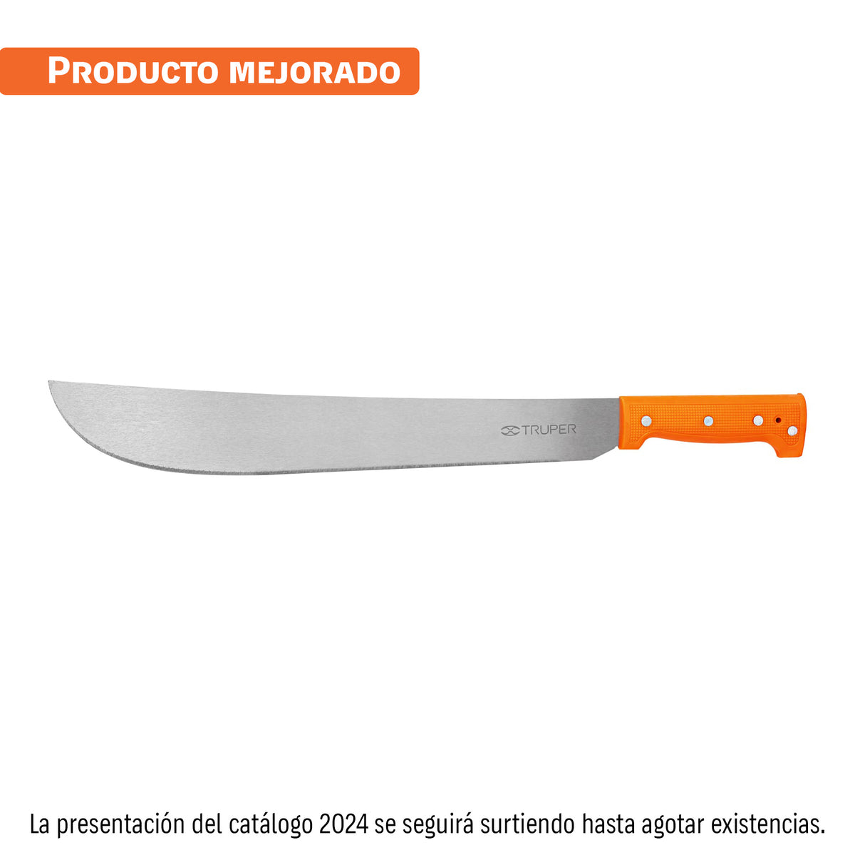Machete estándar 16' cacha naranja remachada TRUPER — foto oficial 1