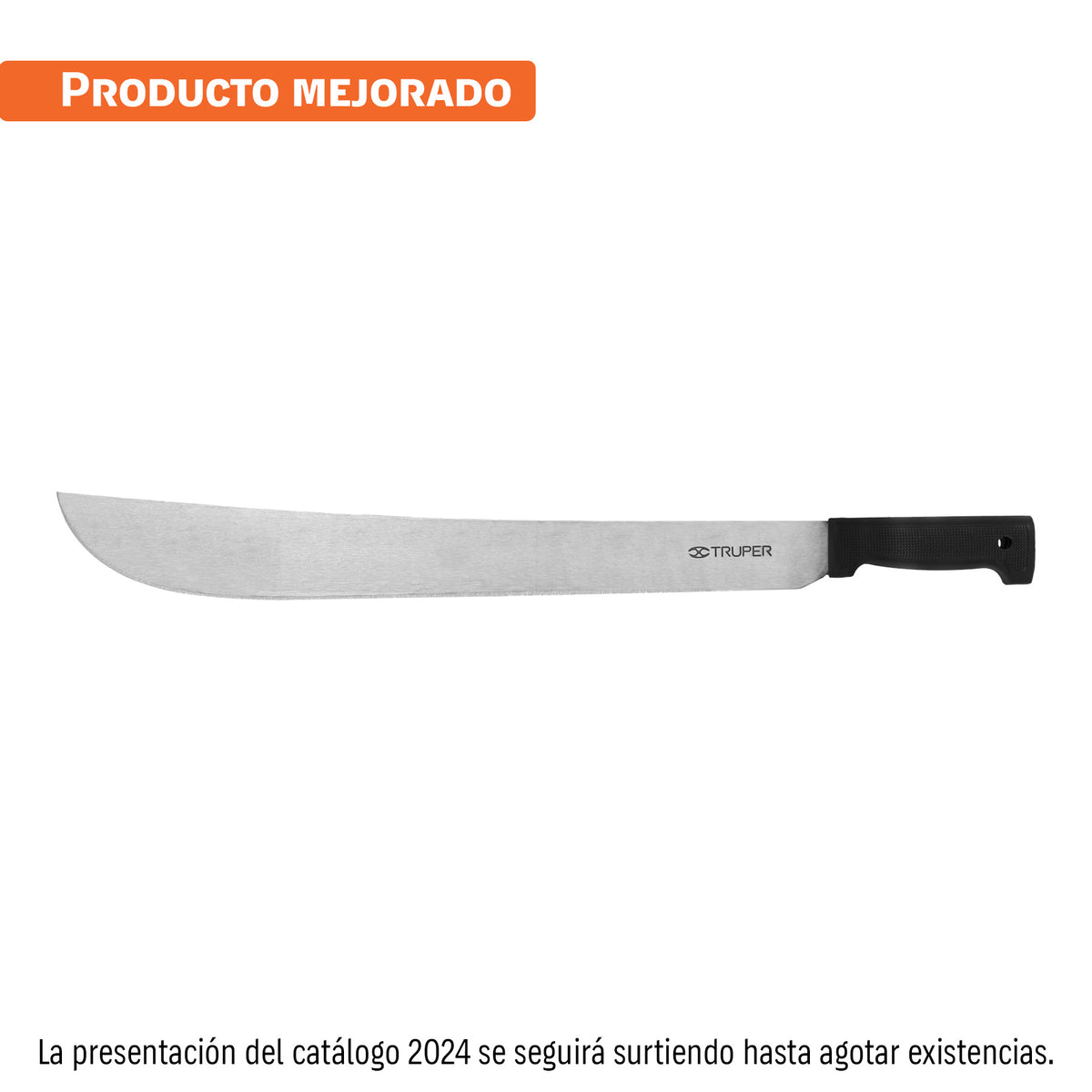 Machete estándar 20' cacha negra inyectada TRUPER — foto oficial 1