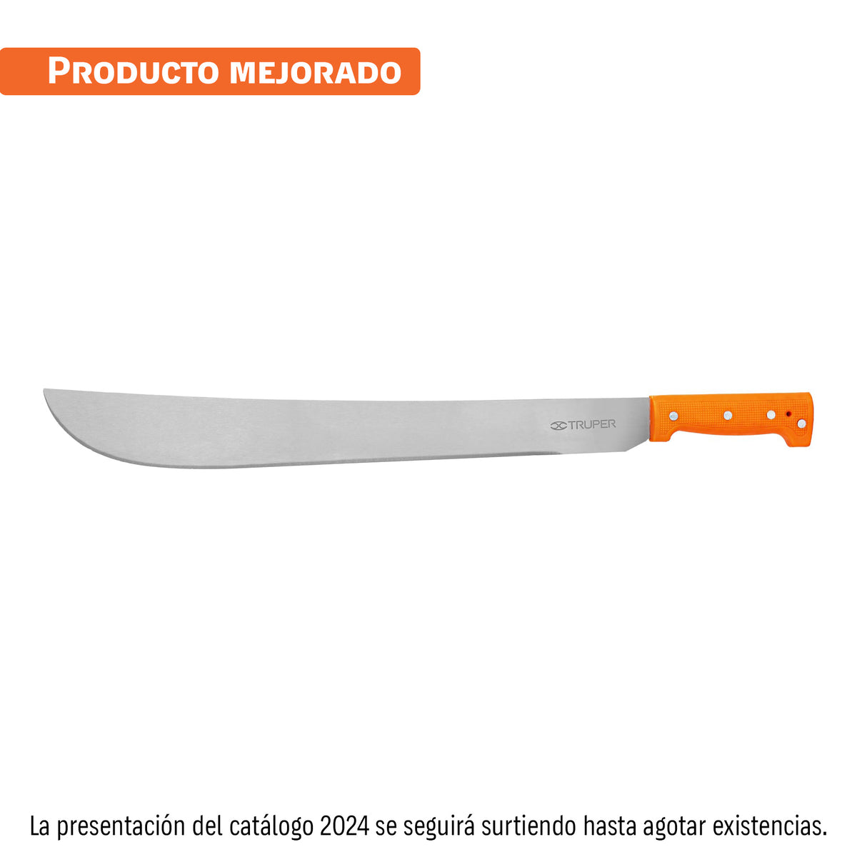 Machete estándar 20' cacha naranja remachada TRUPER — foto oficial 1