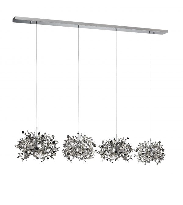 Candil Laylah Cromo de 12 Luces 3m 90-130V Q10058-CH