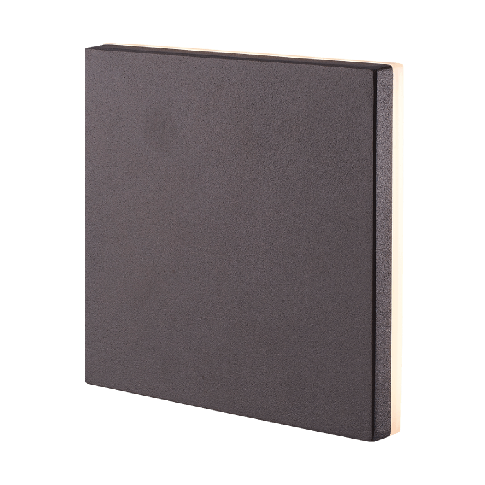 LÁMPARA MURO LED CUADRADO IP65 7W 30K LUZ CÁLIDA TISHMAN ECLIPSE TL1360