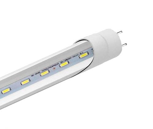 Tubo T8 120cms Transparente Conexión de Dos Lados 18W 127V 1600LM 65K