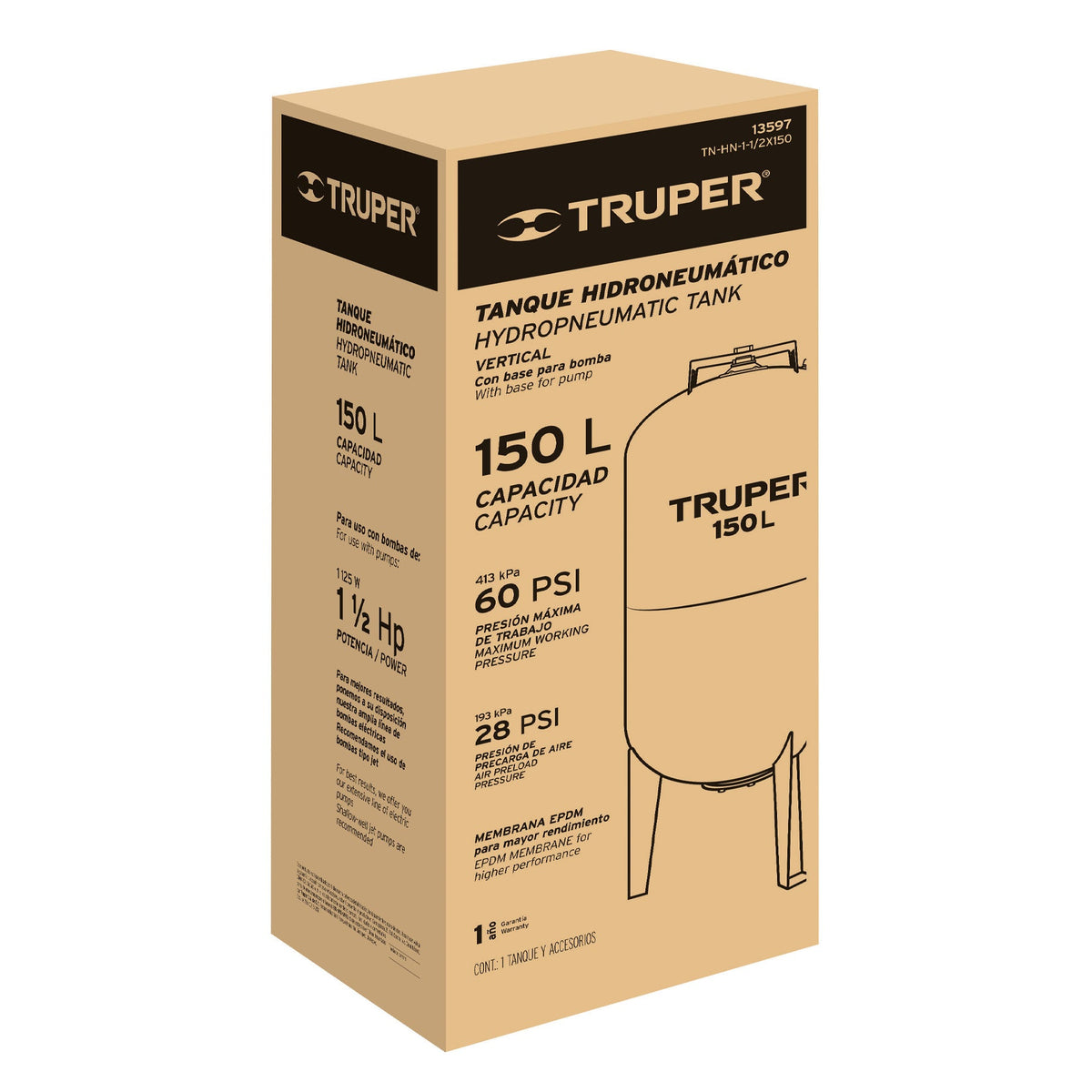 TN-HN-1-1-2X150 Truper SKU 13597