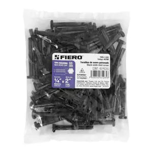 BOLSA 60 TORNILLOS 1/4 x 2" FIERO 44768 TOR5-1/4X2