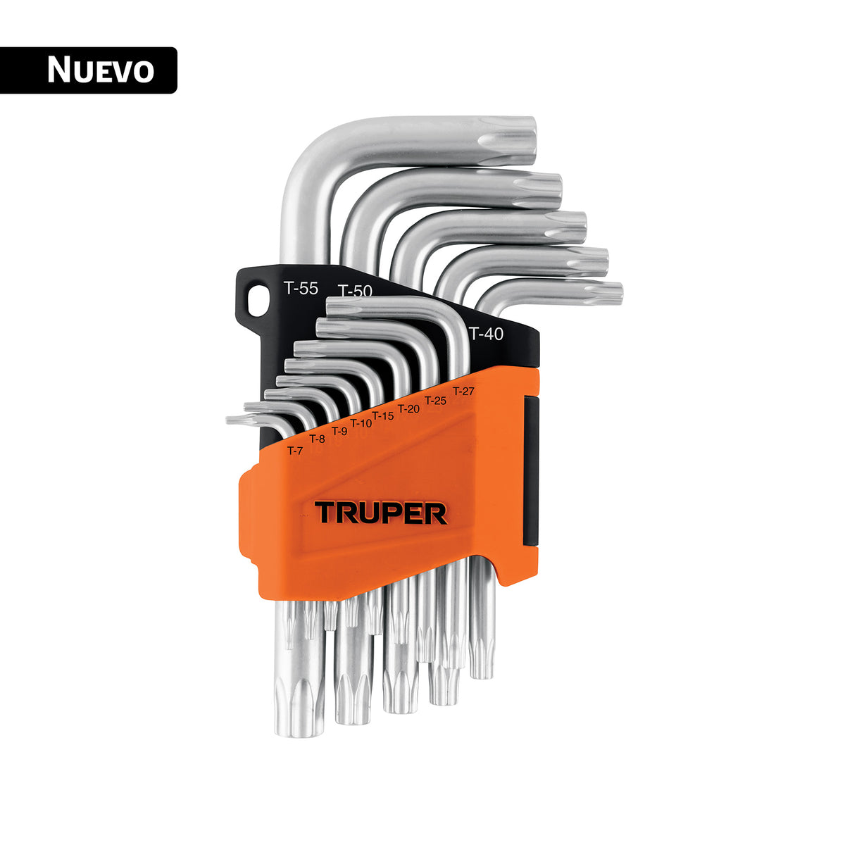 Juego de 13 llaves torx con organizador abatible, TRUPER — foto oficial 1