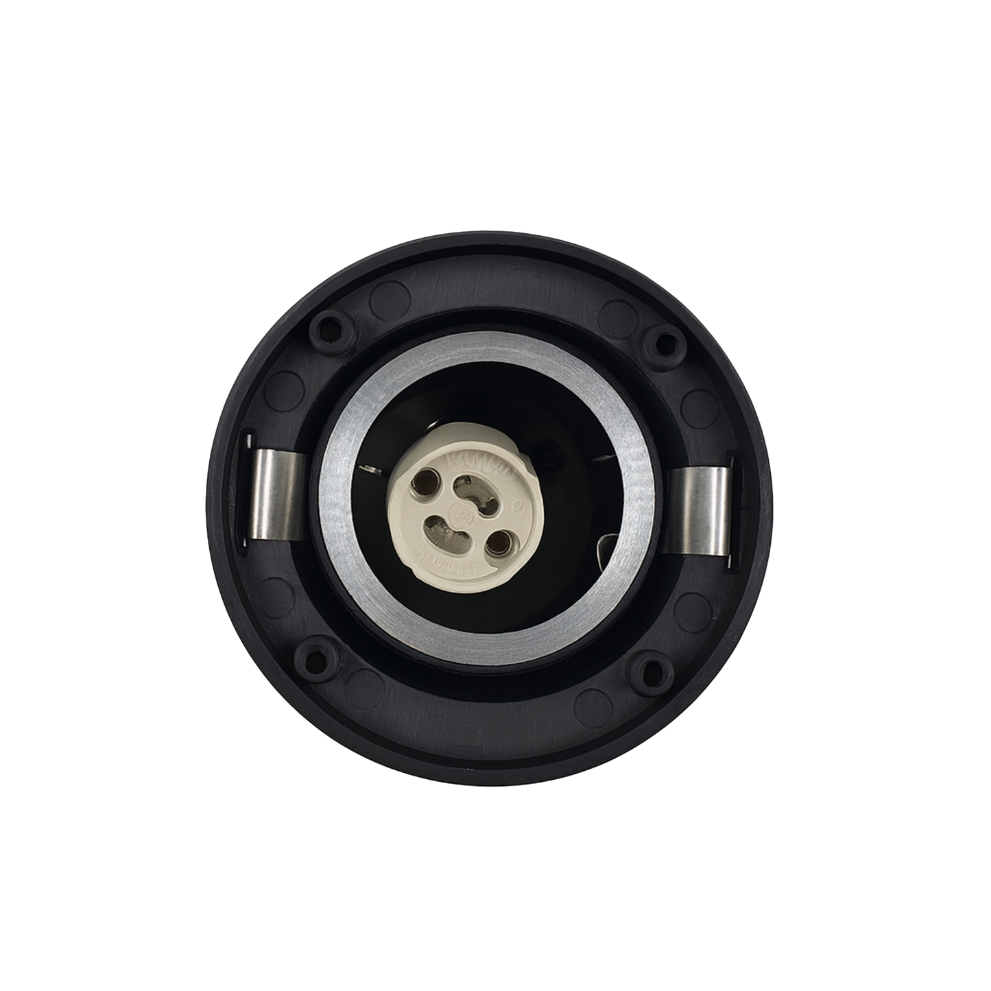 EMPOTRADO DE PISO NEGRO ALUMINIO CRISTAL TEMPLADO IP67 GU10 TISHMAN TL816CB