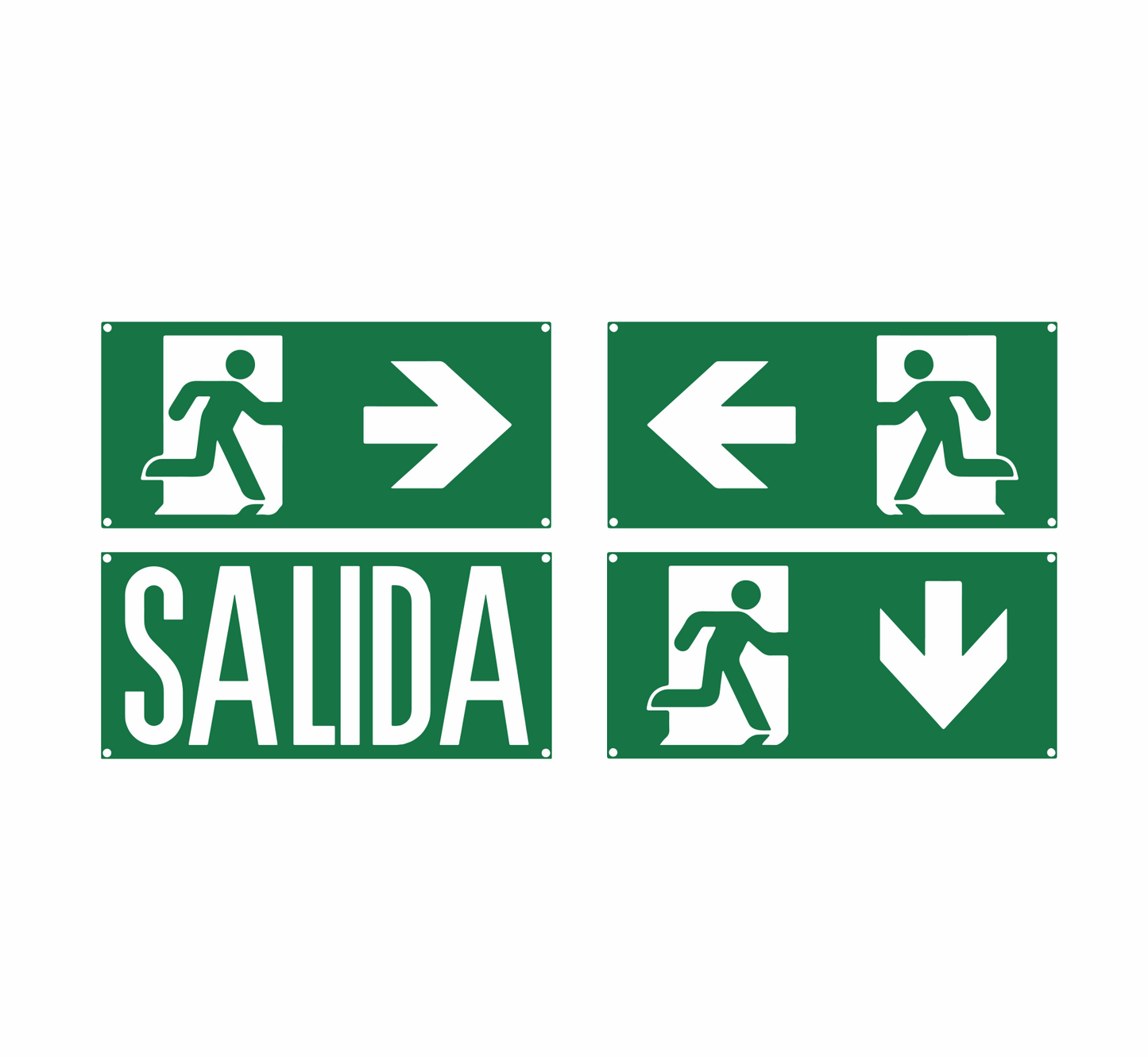 SEÑALAMIENTO LUMINOSO LED SALIDA EMERGENCIA LUMIANCE P40073L-01 LETRERO