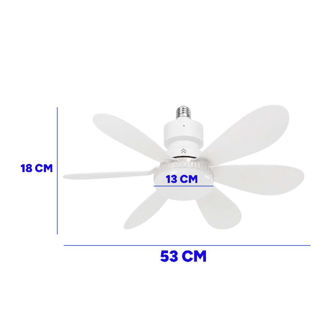 FOCO VENTILADOR E26/E27 18W CCT MULTI TEMPERATURA WINLED WLV-101