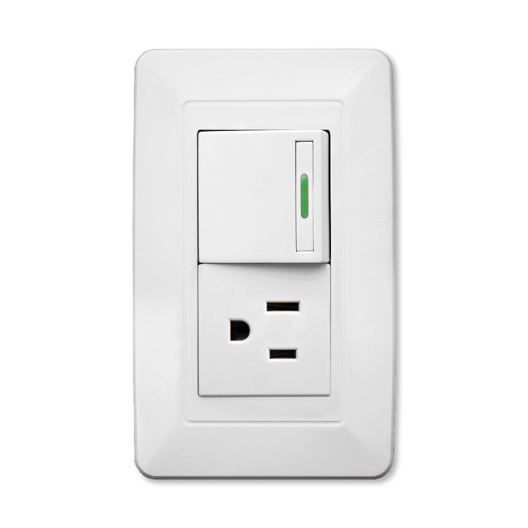 PLACA CONTACTO Y 1 INTERRUPTOR 2 VIAS WINLED WPL-305
