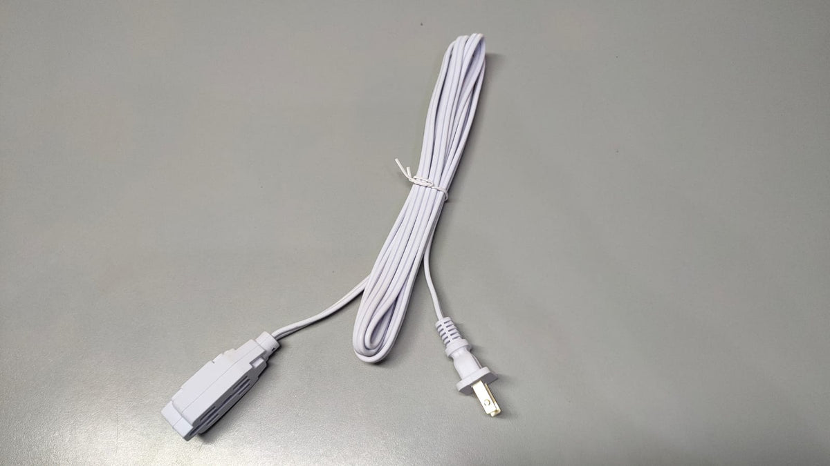 Extensión 3 Metros Blanca Calibre 16 Uso Doméstico TRANSHINE