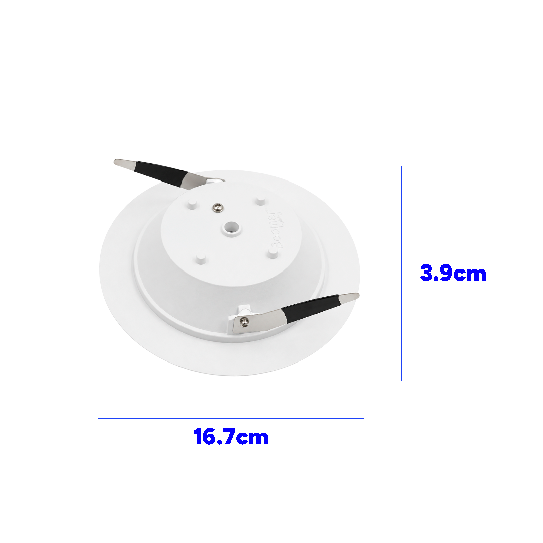 PANEL LED EMPOTRABLE BOTE INTEGRAL 12W CCT MULTI TEMPERATURA BOOMER BLDL-0005-01265