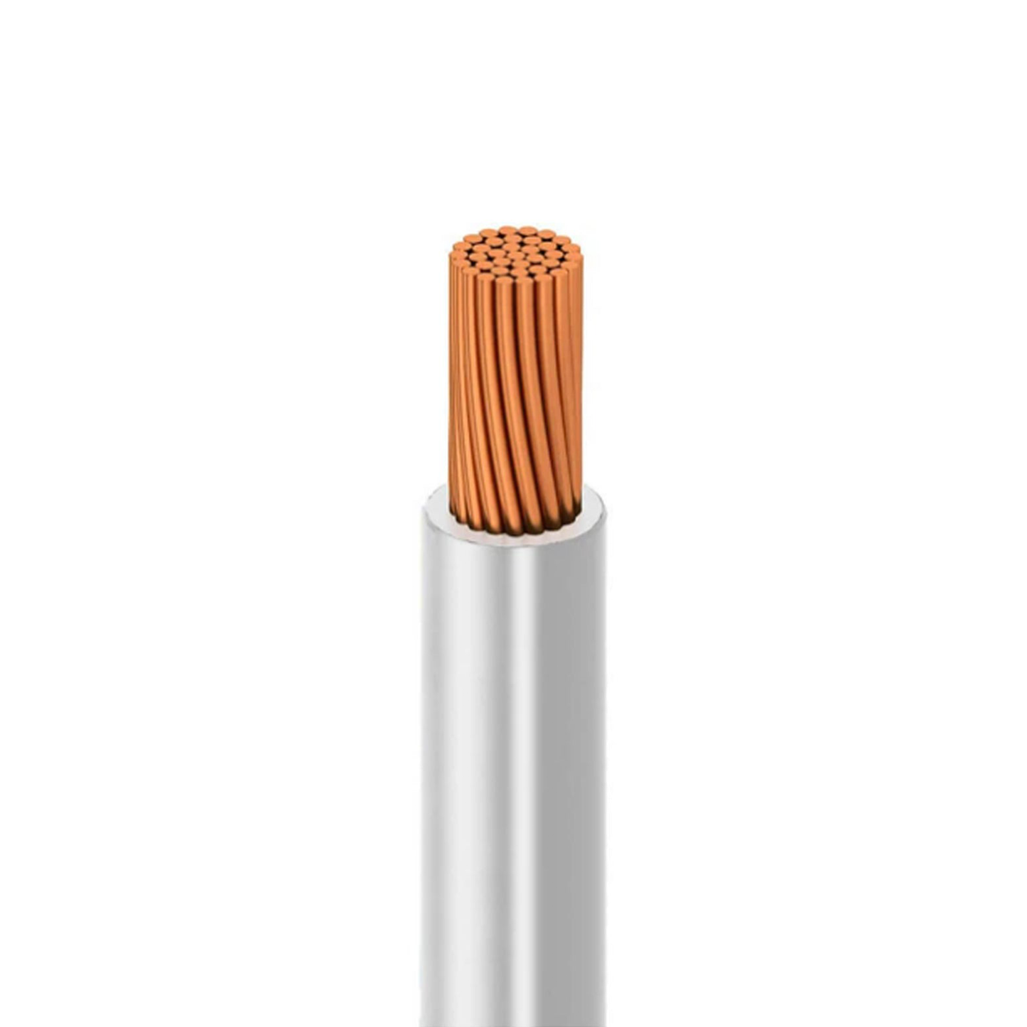 METRO CABLE THW 1X8 BLANCO AMU CALIBRE 8