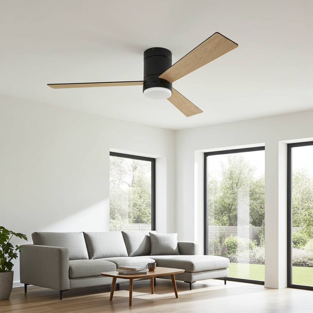 VENTILADO 52" VALMIER LUZ LED INTEGRADO BOOMER VT280452