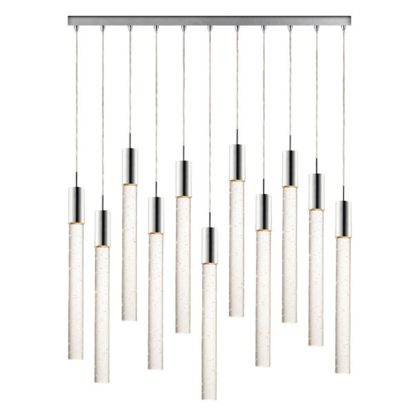 Candil LED Sable Cromo de 17 Luces 3m 120-240V GU10 Q30107-CH