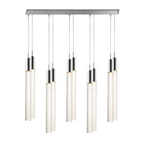 Candil Sable Cromo de 10 Luces 3m 120-240V GU10 Q30110-CH