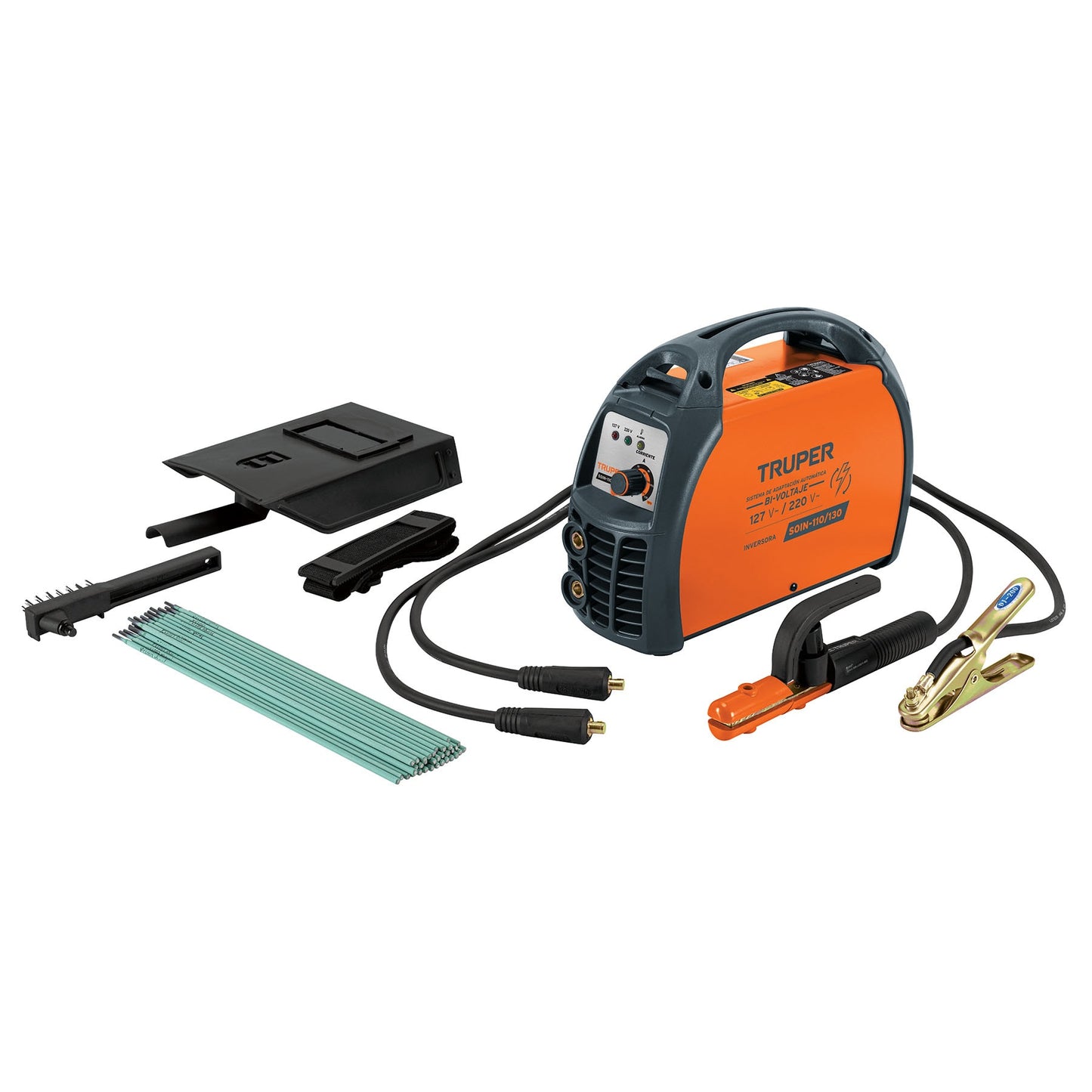 SOLDADORA INVERSA 130A BI VOLTAJE 127V/220V TRUPER 11787 SOIN-110/130