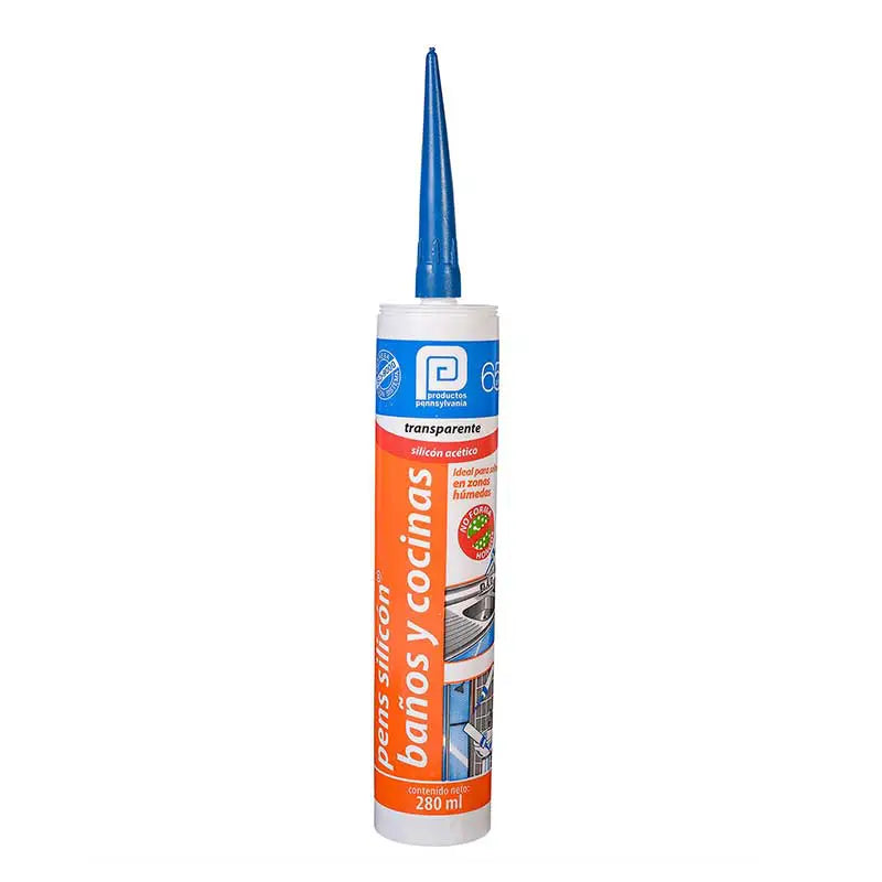 SILICÓN BLANCO COCINAS Y BAÑOS IDEAL ZONAS HUMEDAS PEPE 280ML PEPE F2129