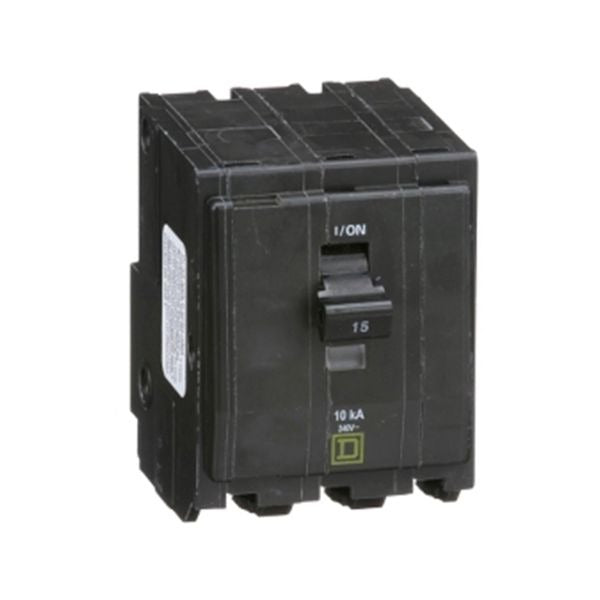 PASTILLA INTERRUPTOR TERMOMAGNÉTICA 3 POLOS 15A SQUARE D QO315