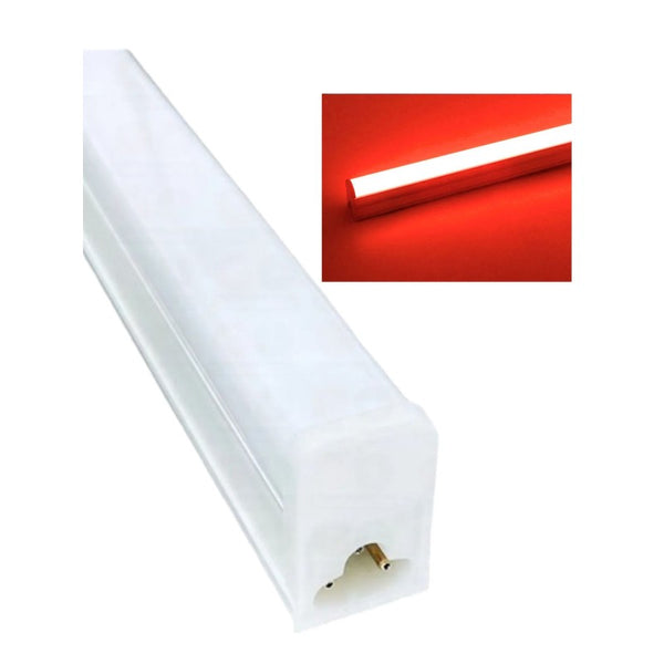 CAJA DE 100 REGLETA NEON DE 1.20 MTS COLOR ROJO LULDEX