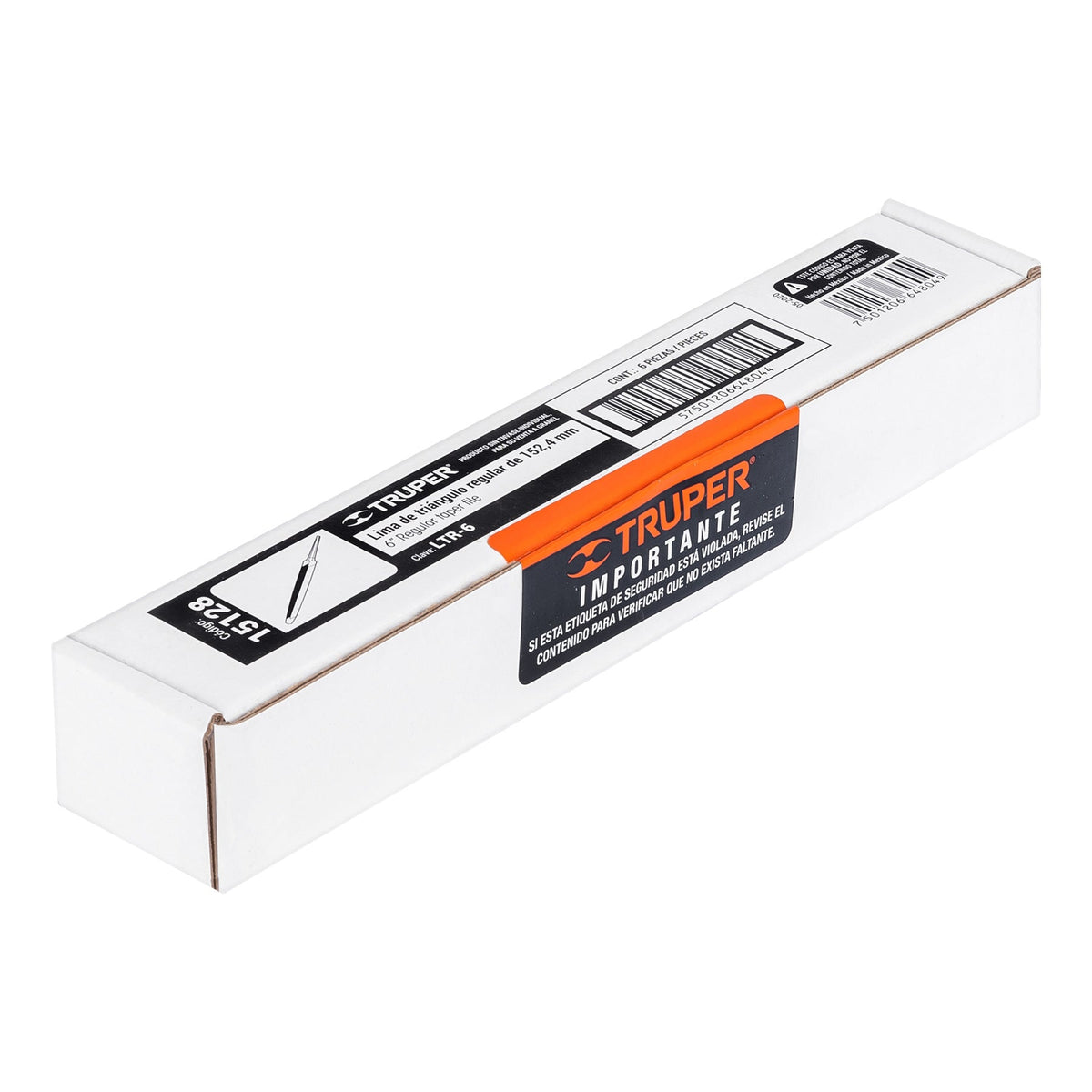 LIMA TRIANGULAR 6' PARA MACHETE 34 DPP TRUPER 15128 LTR-6 - vista adicional