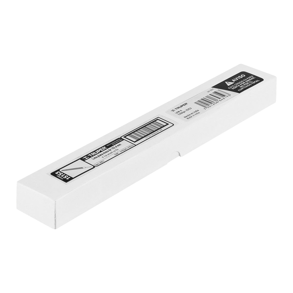 LIMA PLANA MUZA 6' TRUPER 15153 LPM-6 - vista adicional