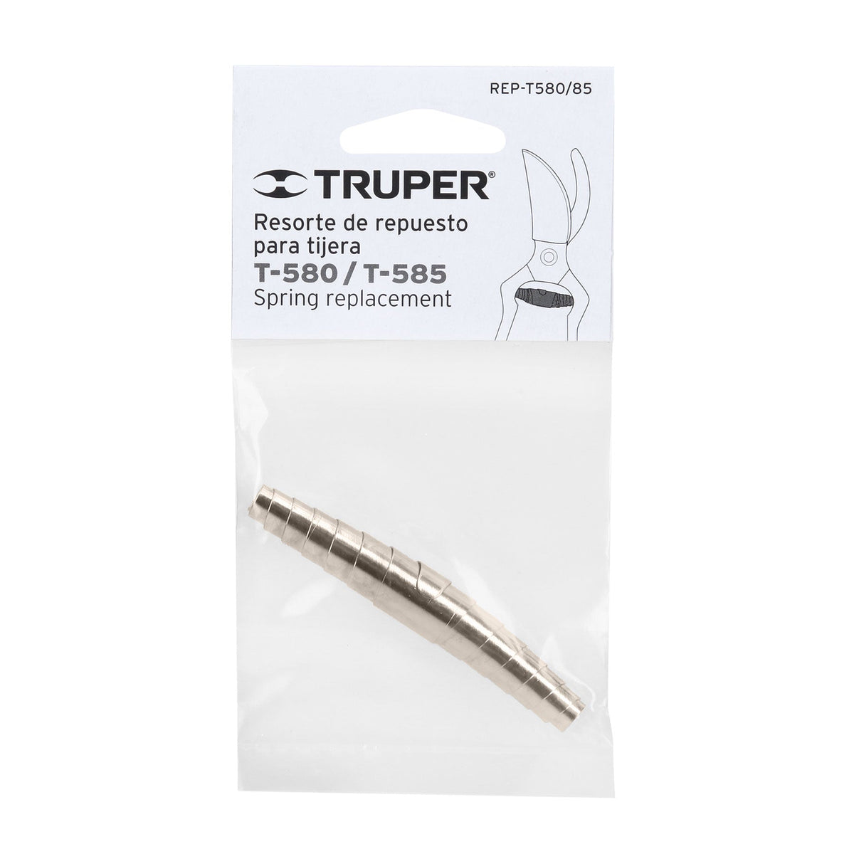 RESORTE DE REPUESTO PARA TIJERA T-580 Y T-585 TRUPER 15188 REP-T580/85 - vista adicional