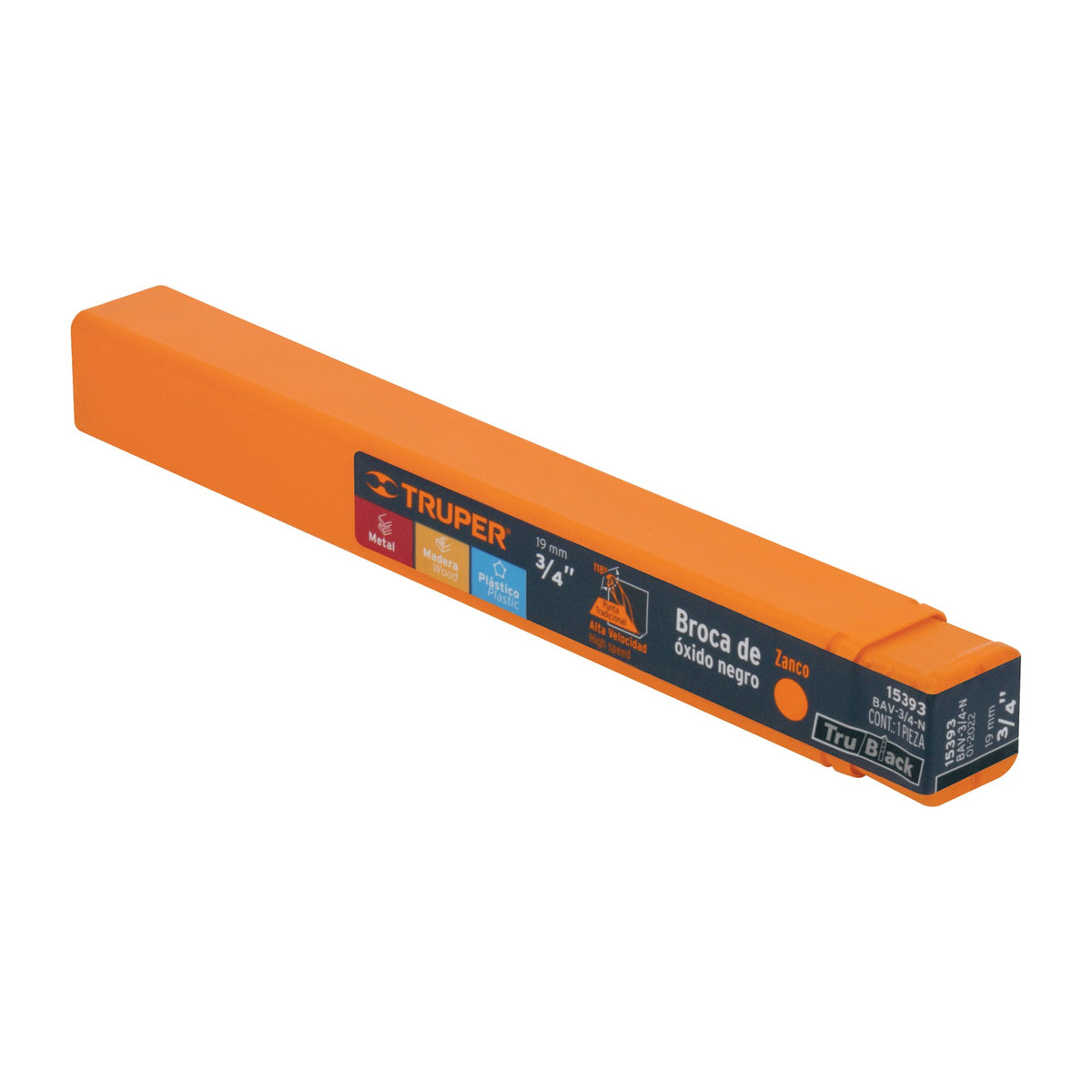 BROCA HSS 3/4' TRUBLACK PARA METAL TRUPER 15393 BAV-3/4-N - vista adicional