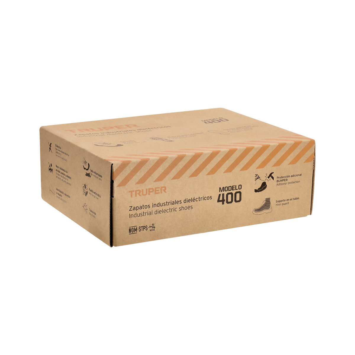 BOTA DE SEGURIDAD NEGRA #25 CASQUILLO DE ARAMIDA TRUPER 15479 ZC-425N - vista adicional