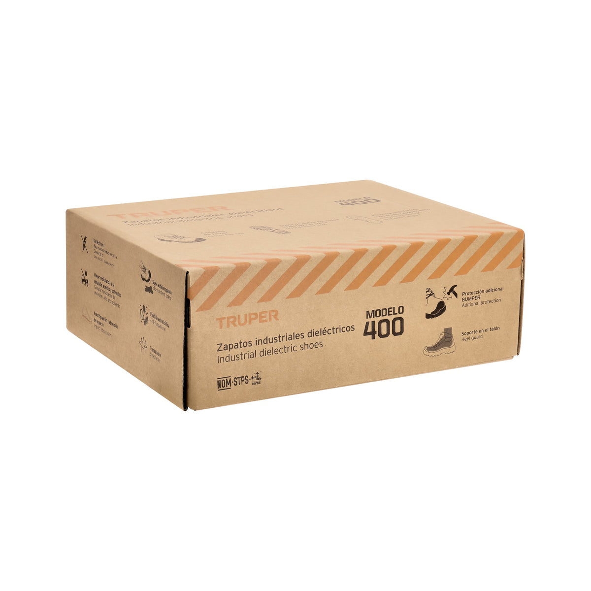 BOTA DE SEGURIDAD NEGRA #26 CASQUILLO DE ARAMIDA TRUPER 15493 ZC-426N - vista adicional