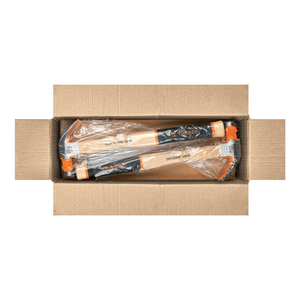 MARTILLO PULIDO 20 OZ UÑA CURVA MANGO HICKORY TRUPER GRIP 16656 MO-20
