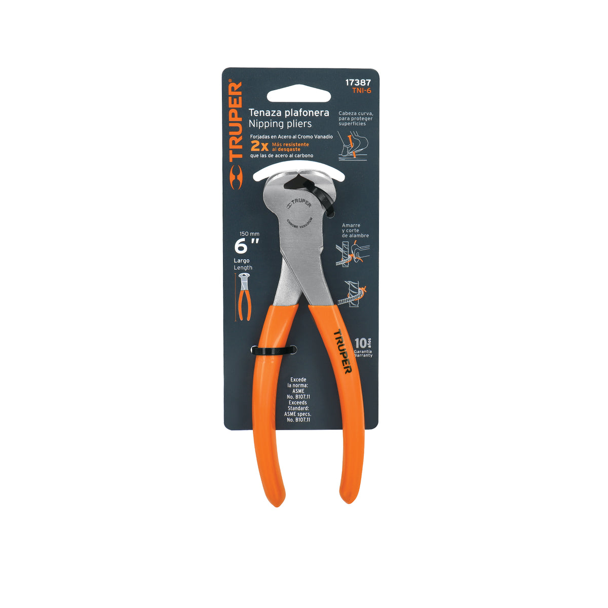 TENAZA PLAFONERA INDUSTRIAL 6' TRUPER 17387 TNI-6