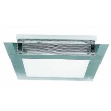 PLAFON LUMINARIA TECHO CUADRADO MALLA LATERAL CRISTAL