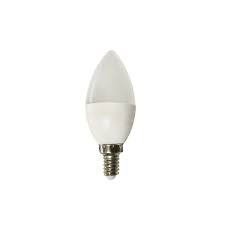 Foco LED Vela Luz Fría E12 4W 127V 360LM 65K 99X37MM