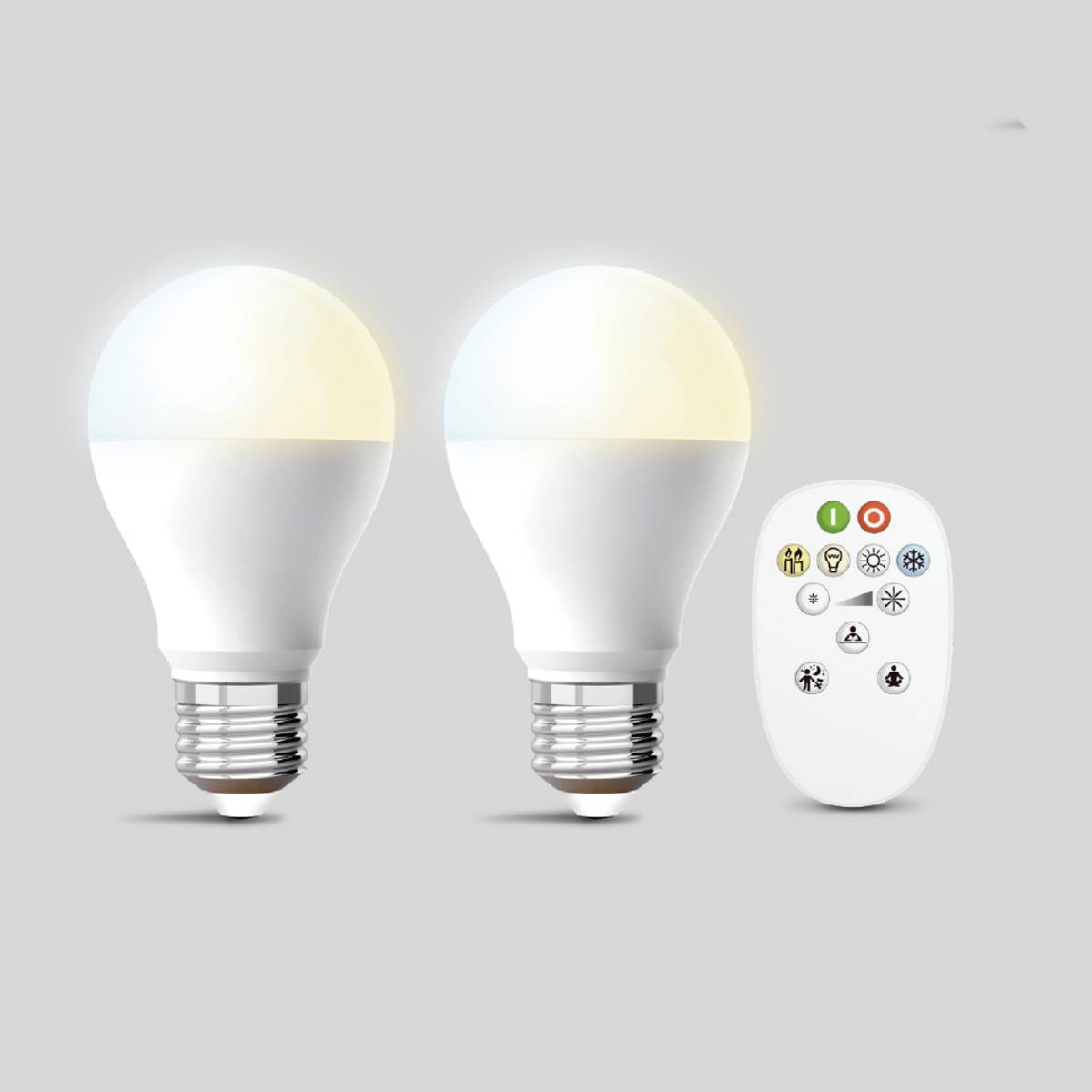 LÁMPARA FOCO LED CON CONTROL A19 10W 127V E27 800LM 27-65K 10DA19LEDCCTIDVBK