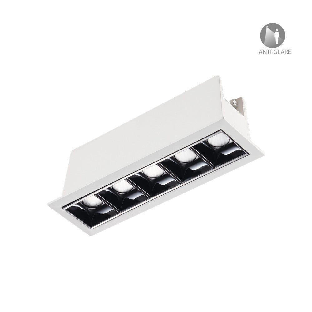 LUMINARIA EMPOTRABLE DE INTERIOR TECHO LED 10W100-127V3000K 10YDLED3167MV30BN