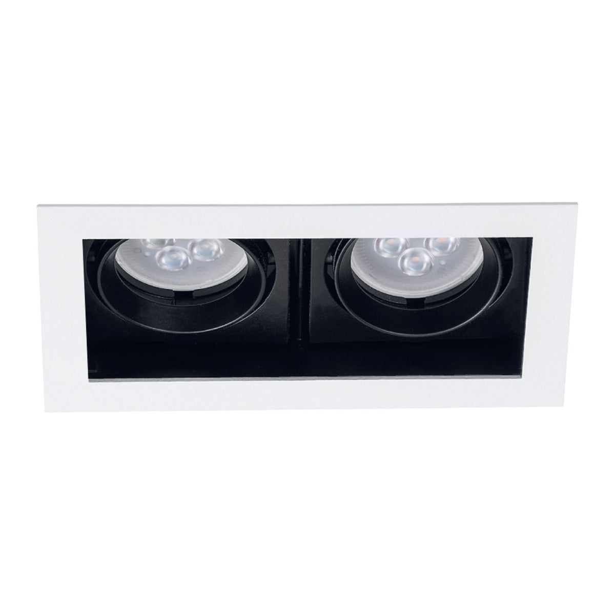 LUMINARIO LED EMPOTRADO PARA INTERIOR BLANCO ATLAS II 14W 100-240V GX5.3/GU10X2 120YD4002MVB