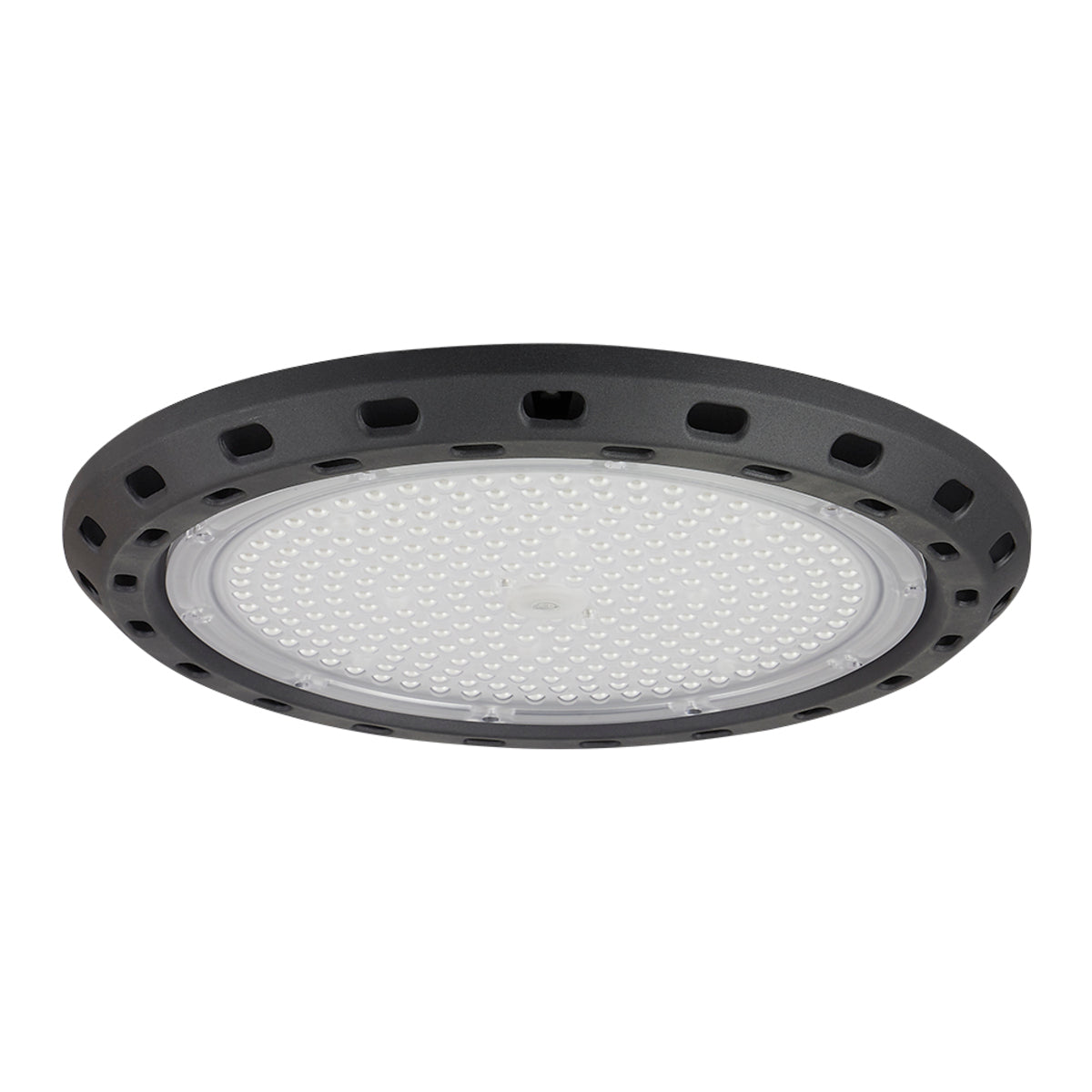 LÁMPARA INDUSTRIAL UFO NEGRO 200W 65K 100-277V 20000LM 200UFOLED65MVN
