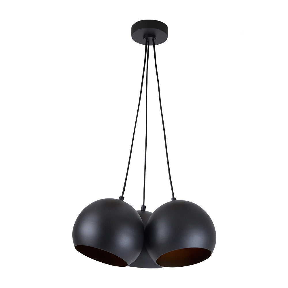 CANDIL AGORA III NEGRO MATE SUSPENDIDO S/L 25.5W 100-240V E27 20CTL8187MVN