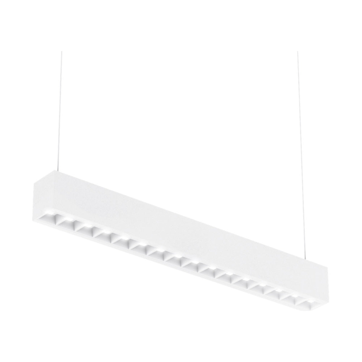 LUMINARIO OFFICE LED ATENUABLE SUSPENDIDO PARA INTERIORES DE TECHO NAGOYA II BLANCO 40W 100-240V 4500LM 40K 40DLFCLED1282V40B